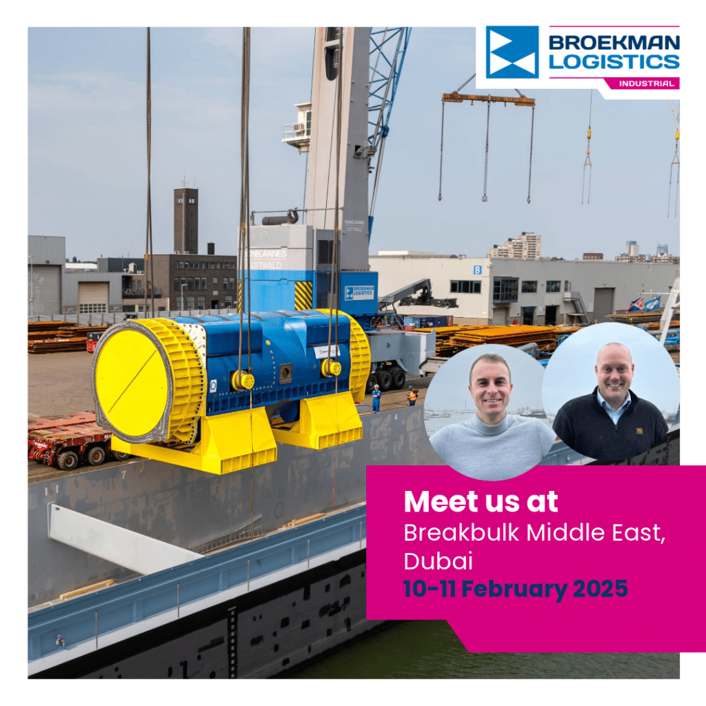 Breakbul Meet us at Breakbulk Middle East 2025 - Broekman Logistics