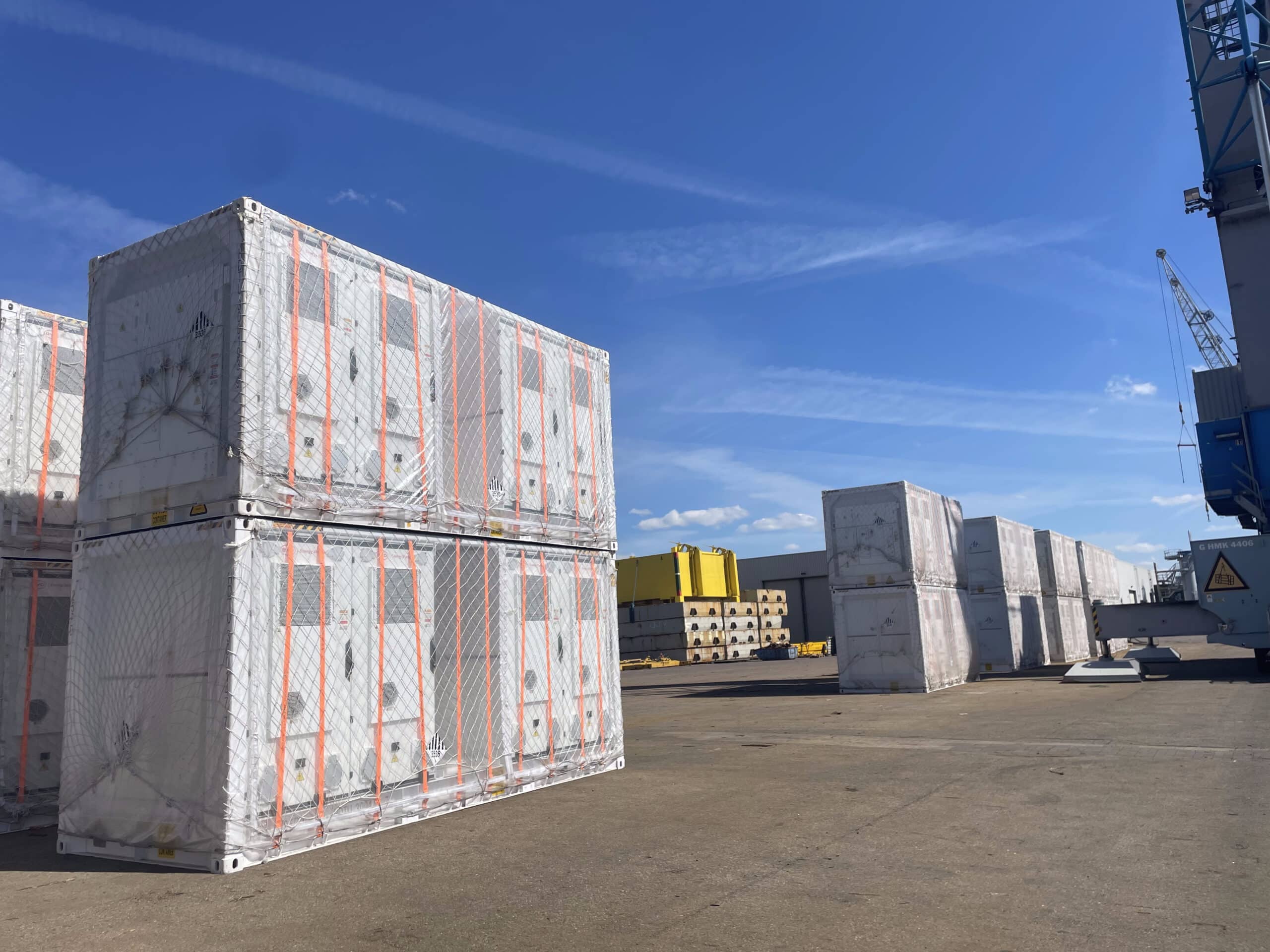 Broekman Logistics Battery Energy System Storage in the Port of Rotterdam